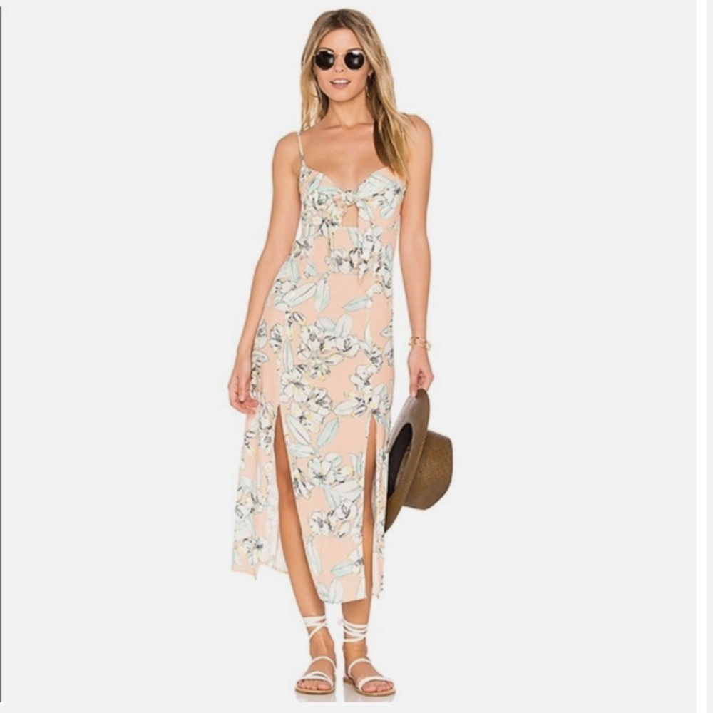 MINKPINK Palm Springs Midi Dress in Multi